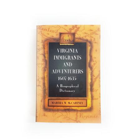 VIRGINIA IMMIGRANTS & ADVENTURERS