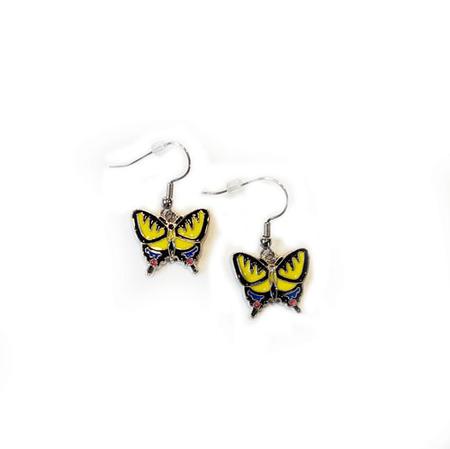 BUTTERFLY CHARM EARRINGS