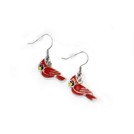 RED CARDINAL EARRINGS