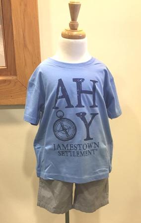 Tshirt Toddler Tee Ahoy Blue