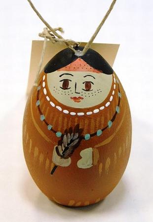 POCAHONTAS EGG ORNAMENT