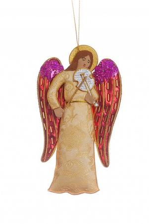 ST. NICOLAS ORNAMENT - ANGEL WITH VIOLIN