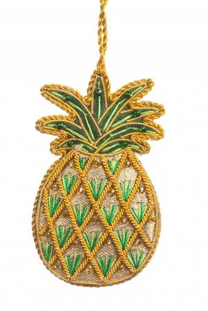 ST. NICOLAS ORNAMENT - GOLD PINEAPPLE