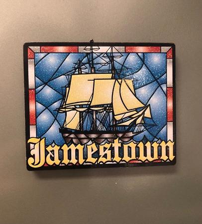 Magnet Jt Stained Glass Ship