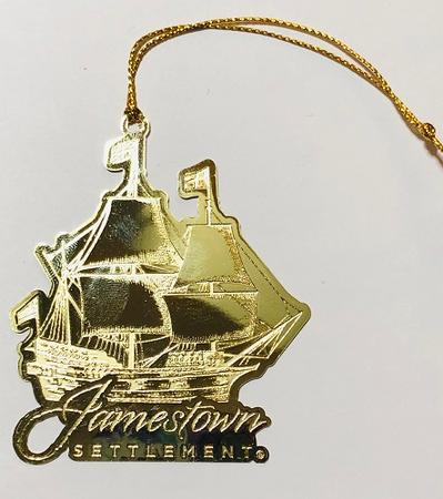 ORNAMENT SUSAN CONSTANT SHIP IN GOLD