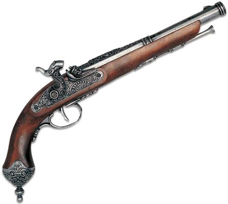 DENIX 1825 BRESCIA ITALIAN PERCUSSION PISTOL NON-FIRING REPLICA